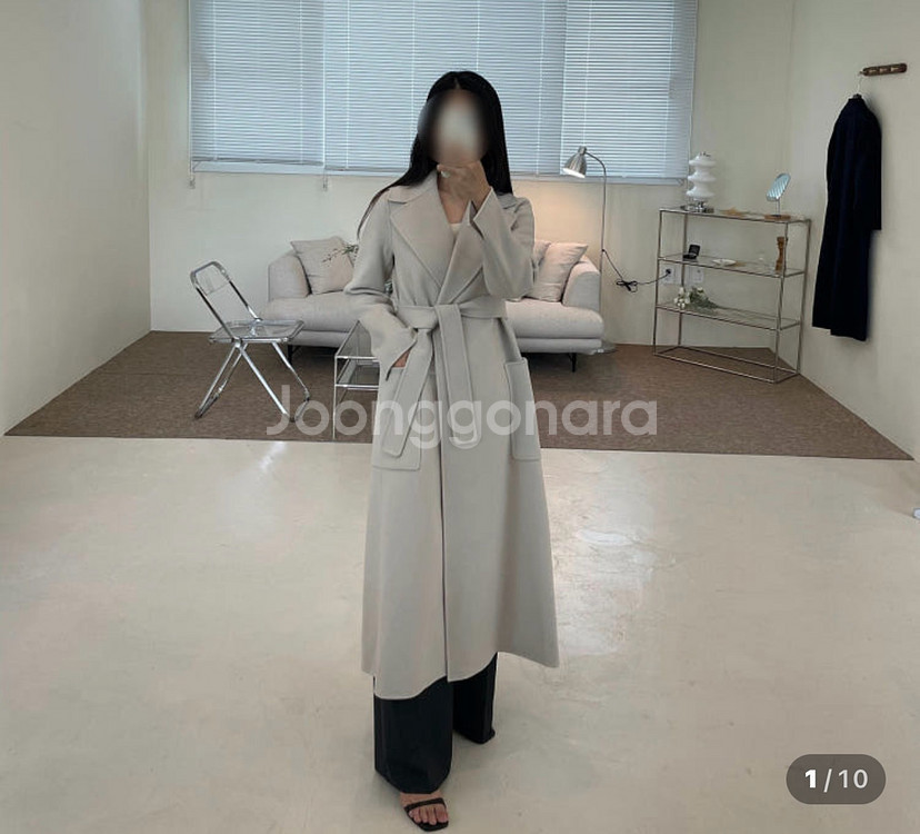 막스마라 파올로레 버진울코트 40사이즈--0