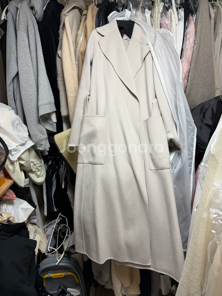 막스마라 파올로레 버진울코트 40사이즈--7