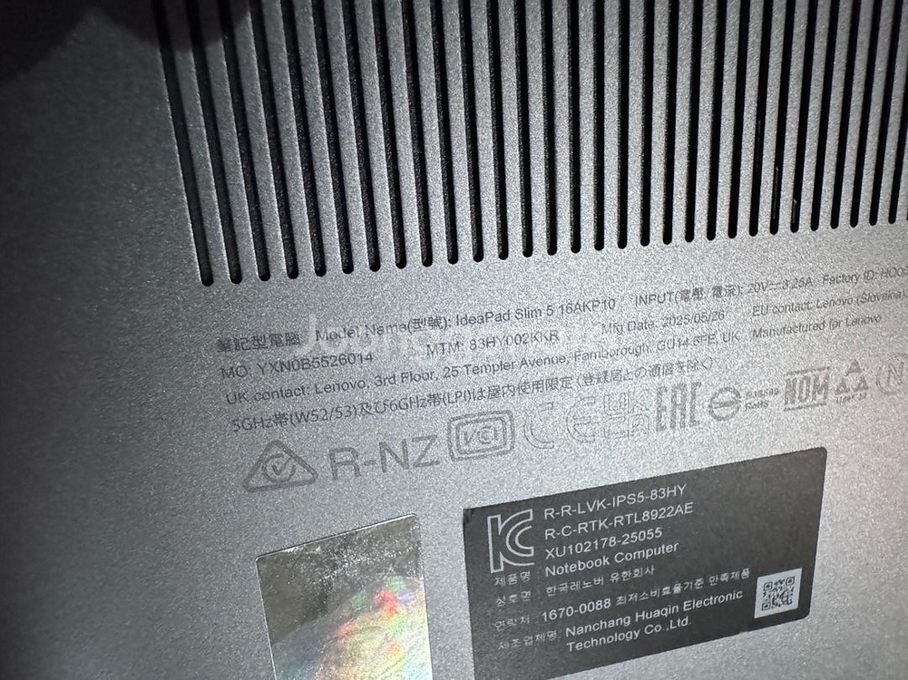 레노버 IdeaPad Slim5 16AKP10 Luna Grey--4