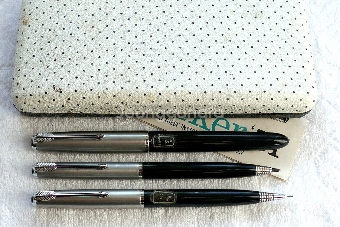파카 51 만년필 연필 볼펜 3셋트 민트급-EF--1
