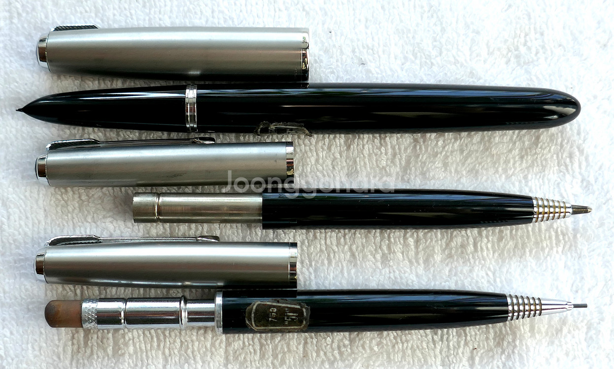 파카 51 만년필 연필 볼펜 3셋트 민트급-EF--2