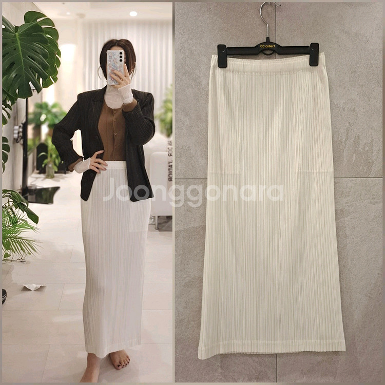 플리츠플리즈 24년 7월 시커보텀1 오프화이트 이세이미야케--0