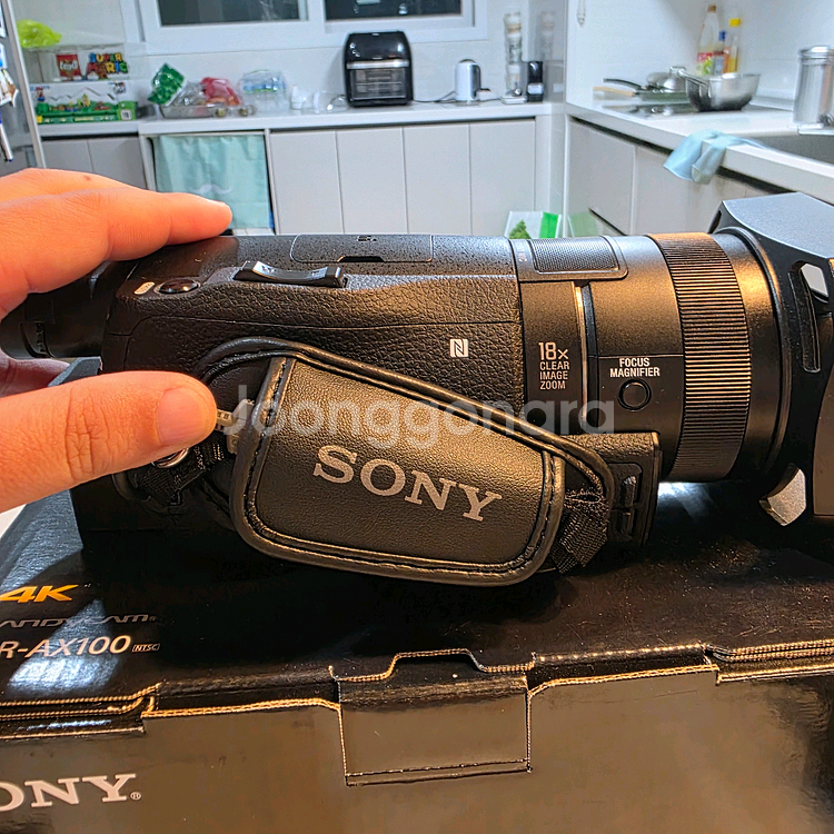 소니 ax100 4k 캠코더--3