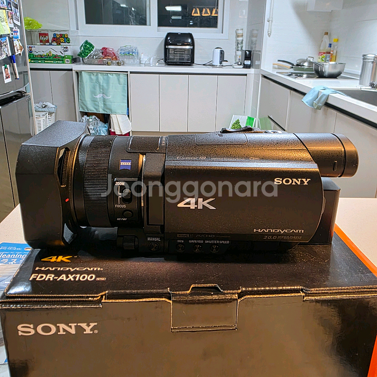 소니 ax100 4k 캠코더--1