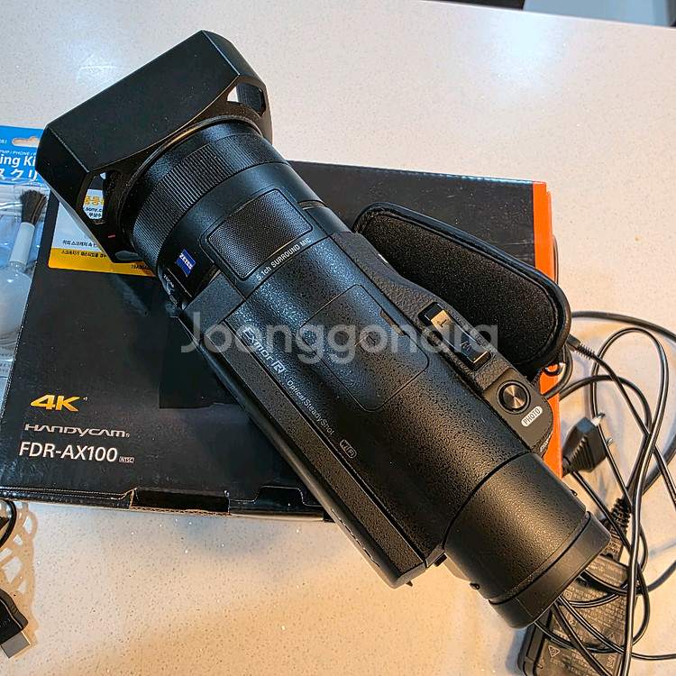 소니 ax100 4k 캠코더--2