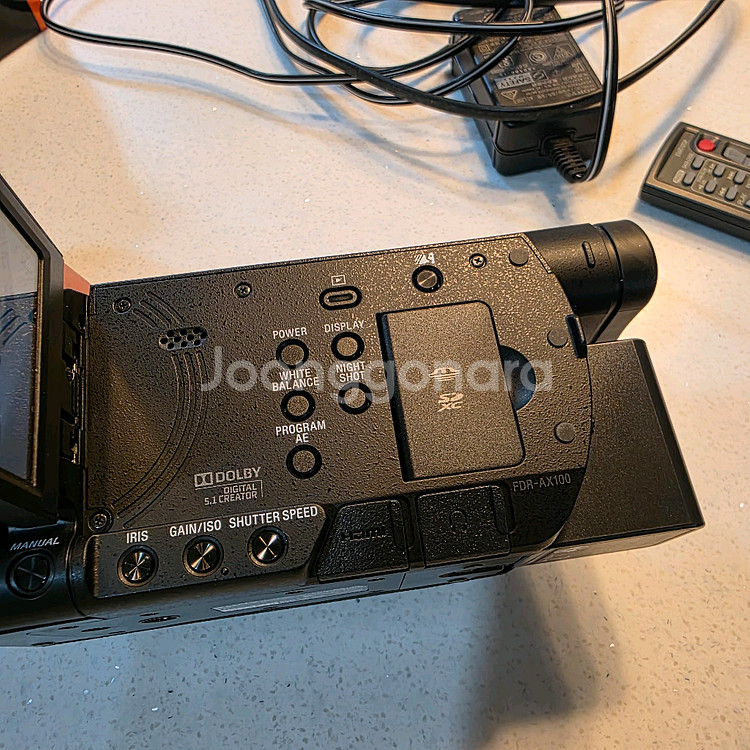 소니 ax100 4k 캠코더--9