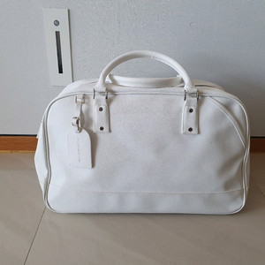 여성용 화이트 보스턴백