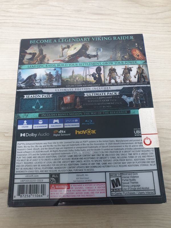 [PS4] 어쌔신 크리드 발할라 북미판 얼티밋 에디션 이미지