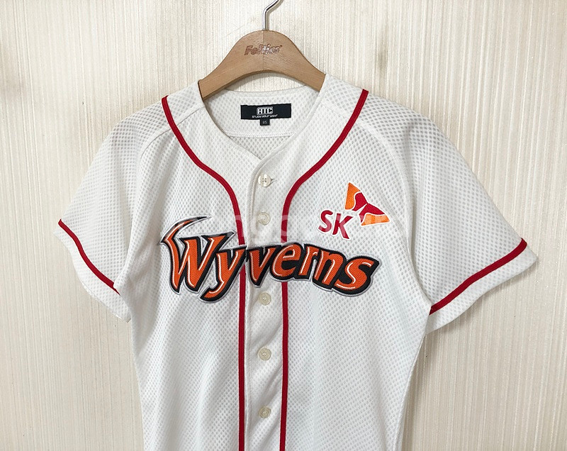 KBO ATC SK와이번스 (왕조) 홈유니폼/져지 85 #0 김강민--5