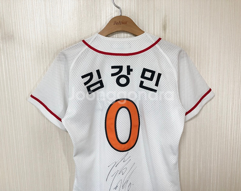 KBO ATC SK와이번스 (왕조) 홈유니폼/져지 85 #0 김강민--8