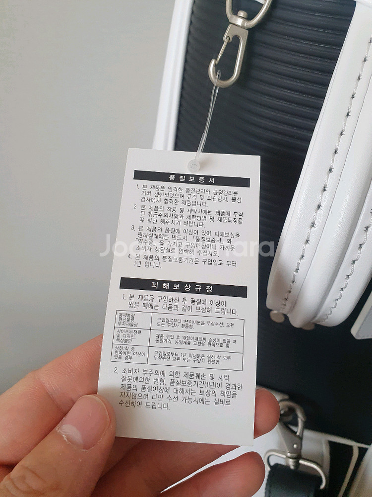 BMW 화이트 골프백 세트 새상품 판매 정품--4