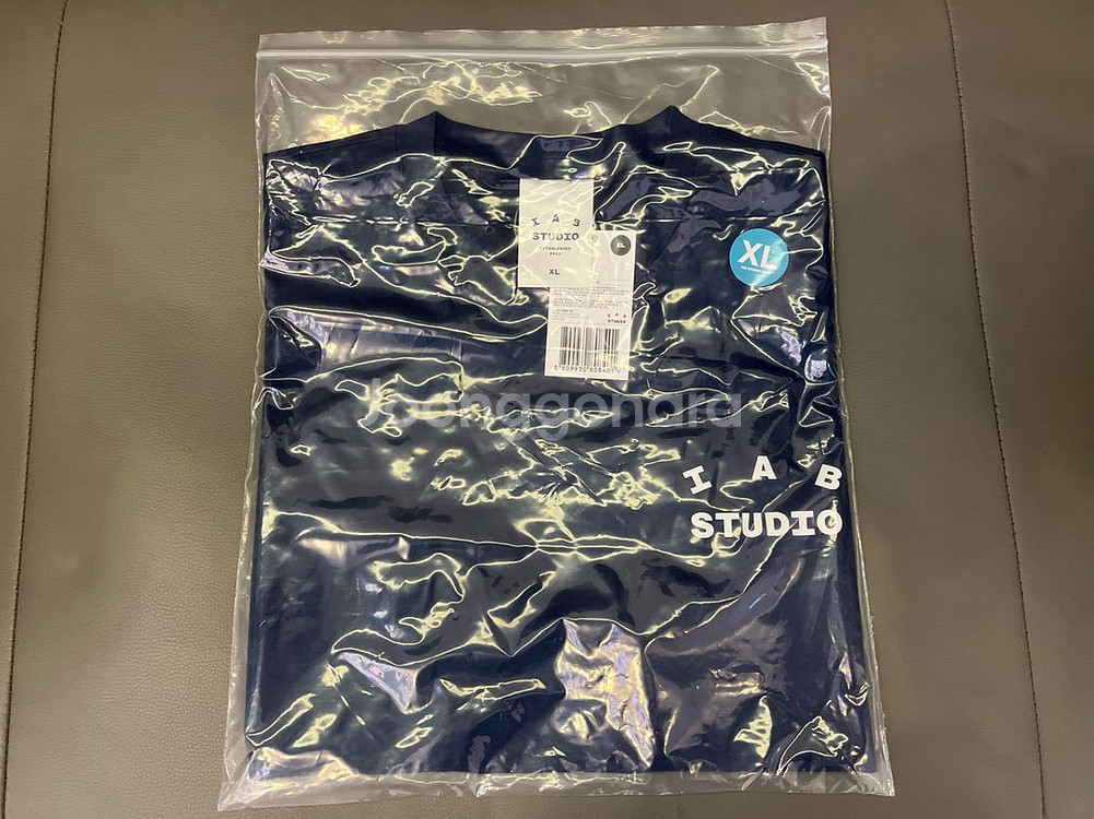 XL 아이앱 스튜디오 아이앱 오리지널 반팔 티셔츠 네이비 미개봉 미시착 새상품--2