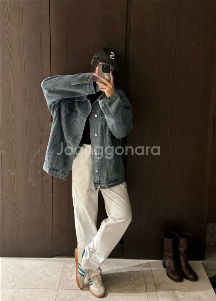 츄니토리 오버핏 청자켓 프리사이즈--0