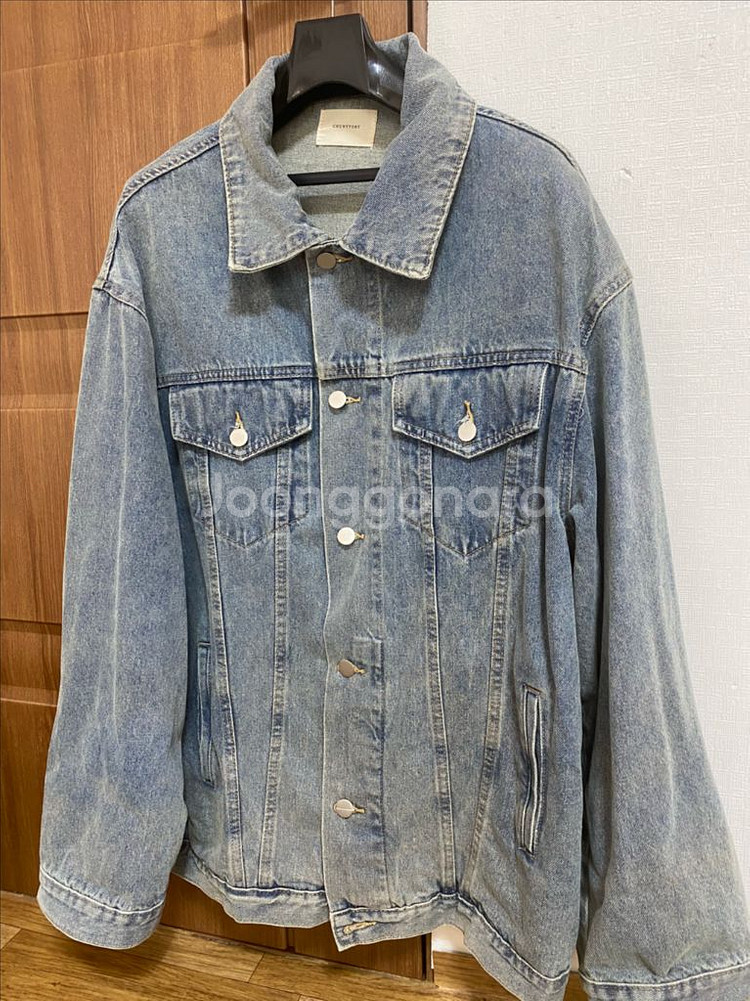 츄니토리 오버핏 청자켓 프리사이즈--3