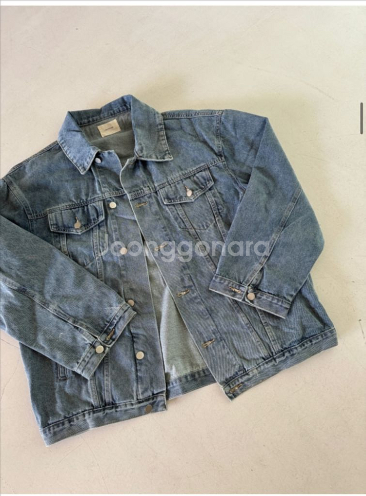 츄니토리 오버핏 청자켓 프리사이즈--2