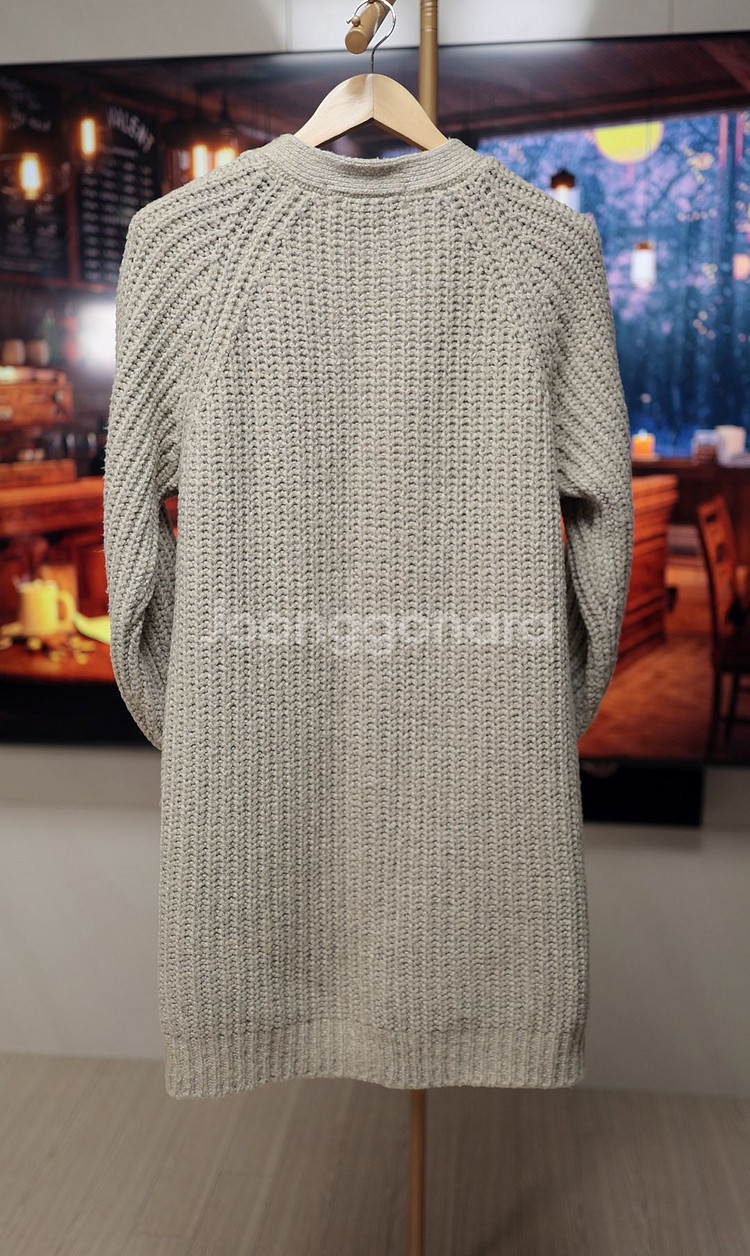 감성 한 스푼, 꼼데가르송 니트 롱가디건 L~XL--5