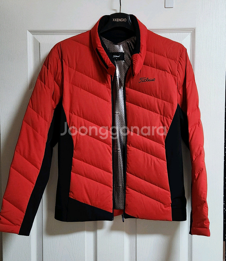 타이틀리스트 투어핏 구스 경량 패딩 (레드)--0
