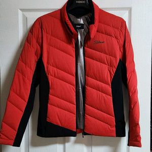 타이틀리스트 투어핏 구스 경량 패딩 (레드)