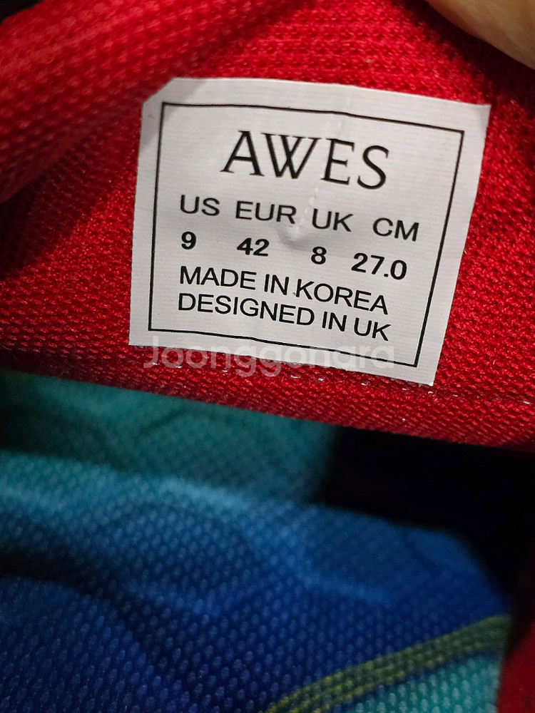 AWES GOLF 스파이크리스 클래식 골프화 270mm--9