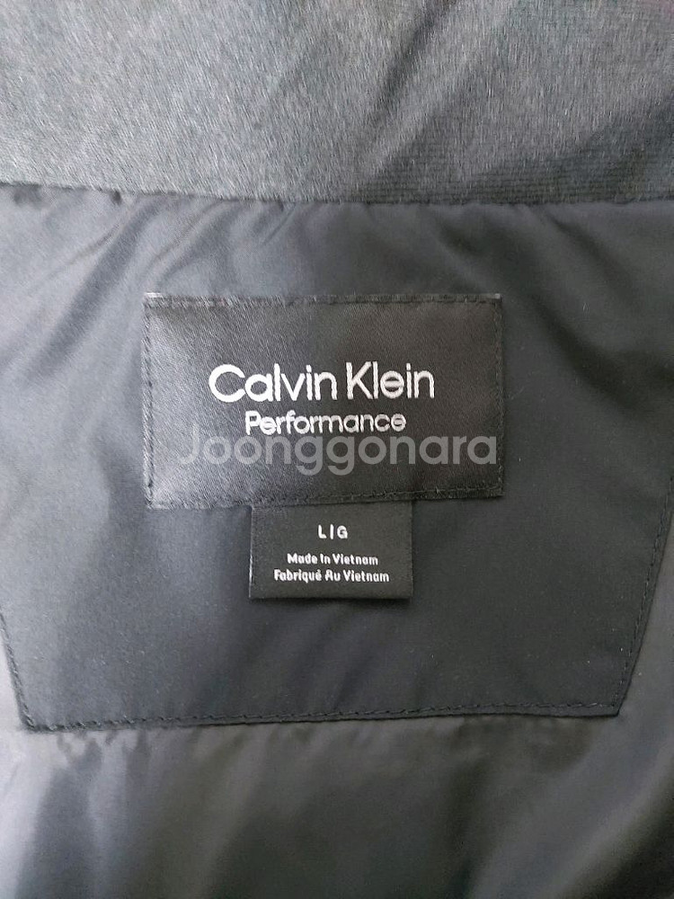 캘빈클라인 Performance 남성 덕다운 숏패딩 (L)--6