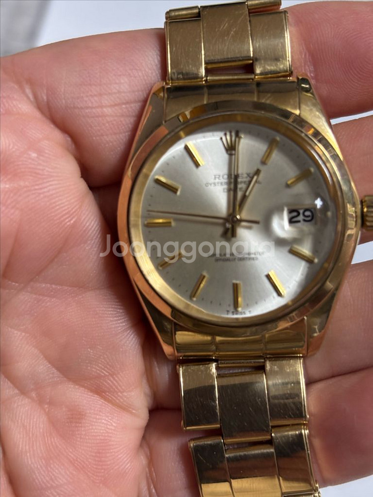 롤렉스1500 오이스터 퍼페츄얼 18k 금통--0