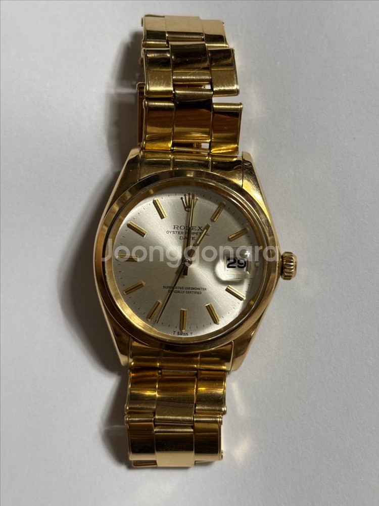 롤렉스1500 오이스터 퍼페츄얼 18k 금통--4