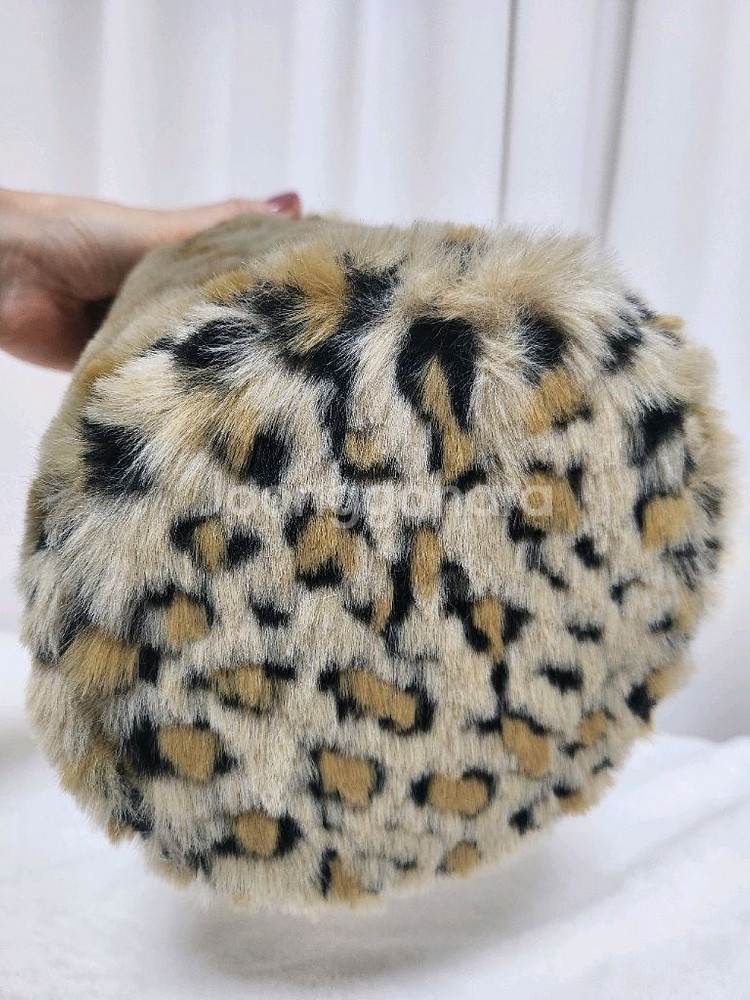 한섬 시스템 레오파드 버킷백 토트백--2