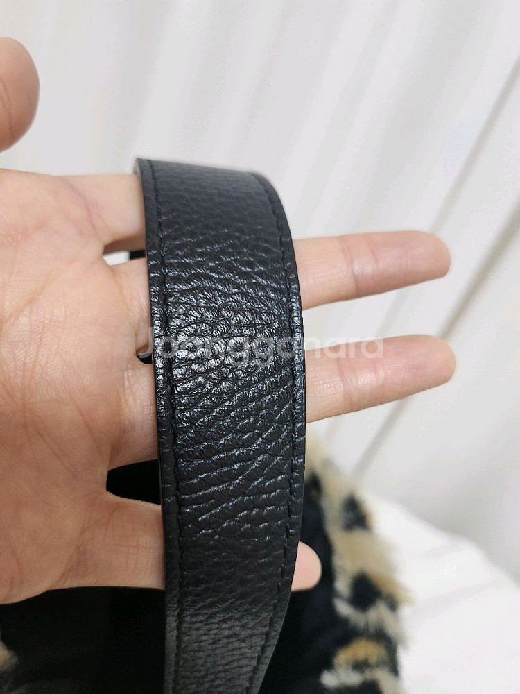 한섬 시스템 레오파드 버킷백 토트백--3