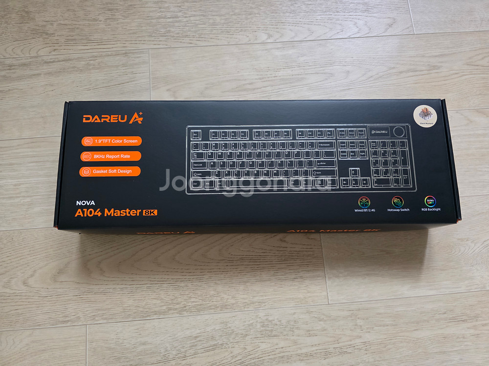 다얼유 A104 Master 8k 키보드 풀박스 팝니다--1