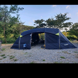 스노우라인 새턴2룸텐트 블랙