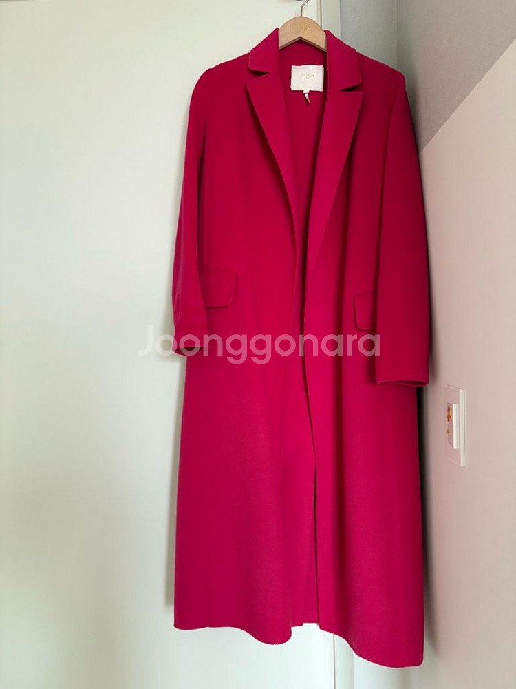 마쥬 롱 코트 핑크--0