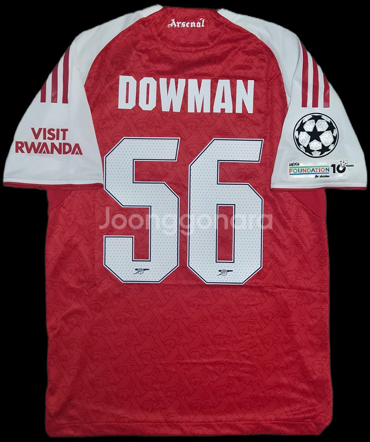 25 26 아스날 홈 맥스 다우먼 유니폼 M--0