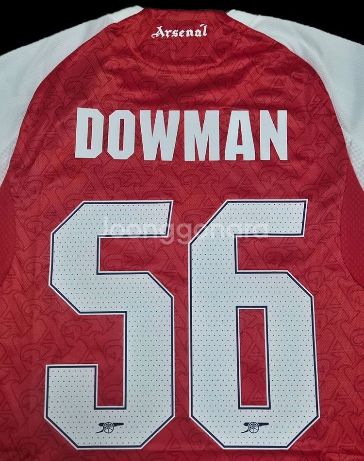 25 26 아스날 홈 맥스 다우먼 유니폼 M--6