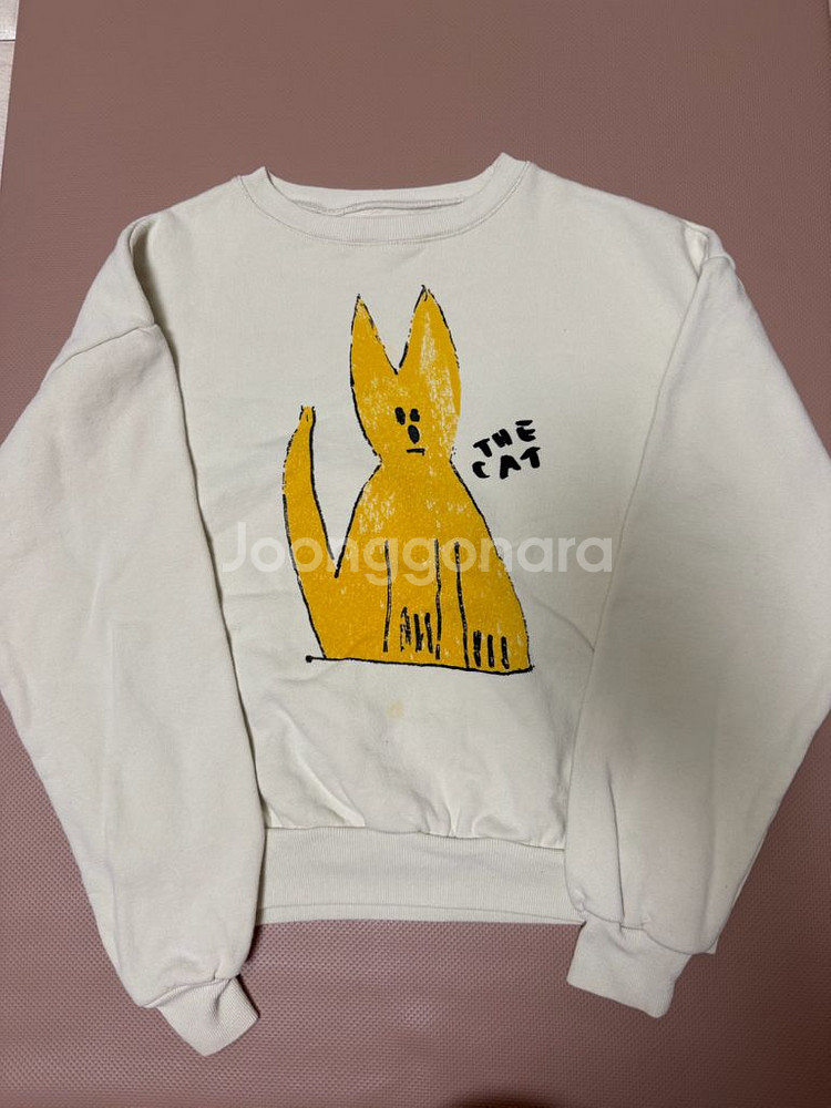 타오 기모 맨투맨 12y (루즈핏) 2개일괄--3