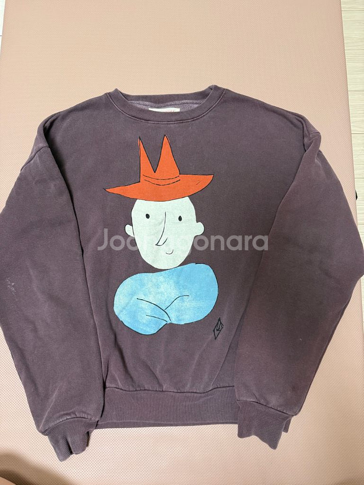 타오 기모 맨투맨 12y (루즈핏) 2개일괄--4