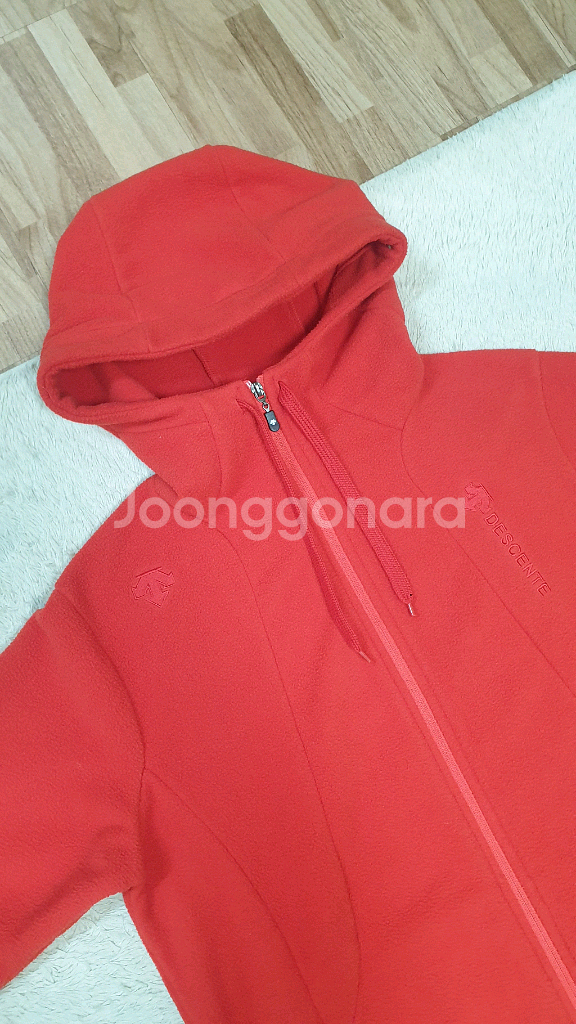 [남성100] 데상트 후드 후리스 상태굿 무료배송--1