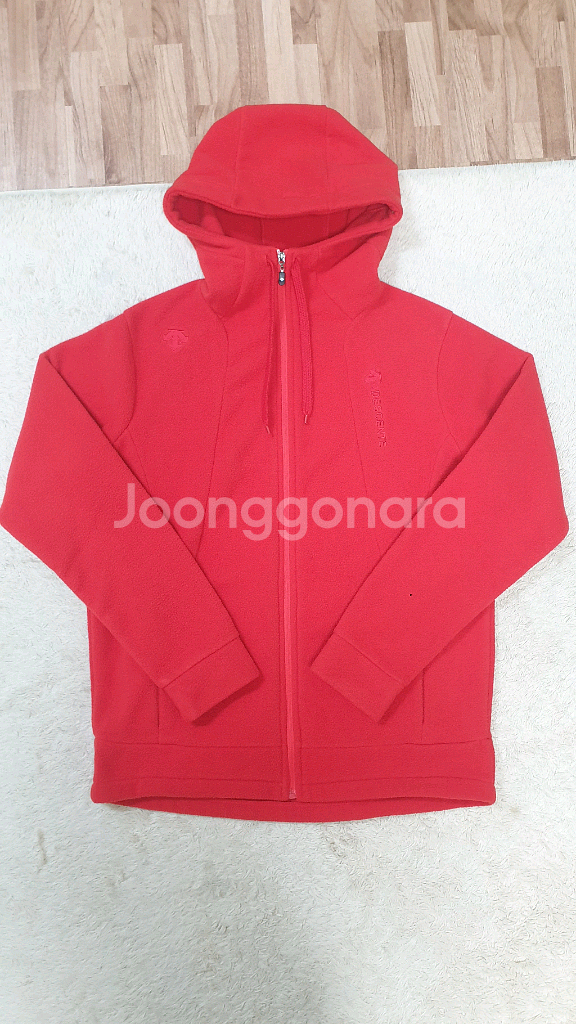 [남성100] 데상트 후드 후리스 상태굿 무료배송--0