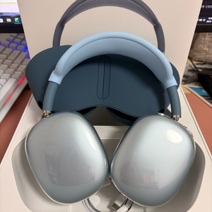 에어팟 맥스 c타입 블루 풀박스 보증남음