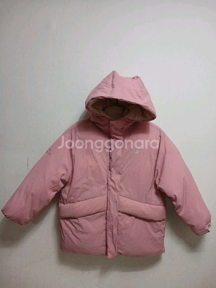 뉴발란스 키즈 양면 리버시블 패딩 다운점퍼 사이즈 140--0