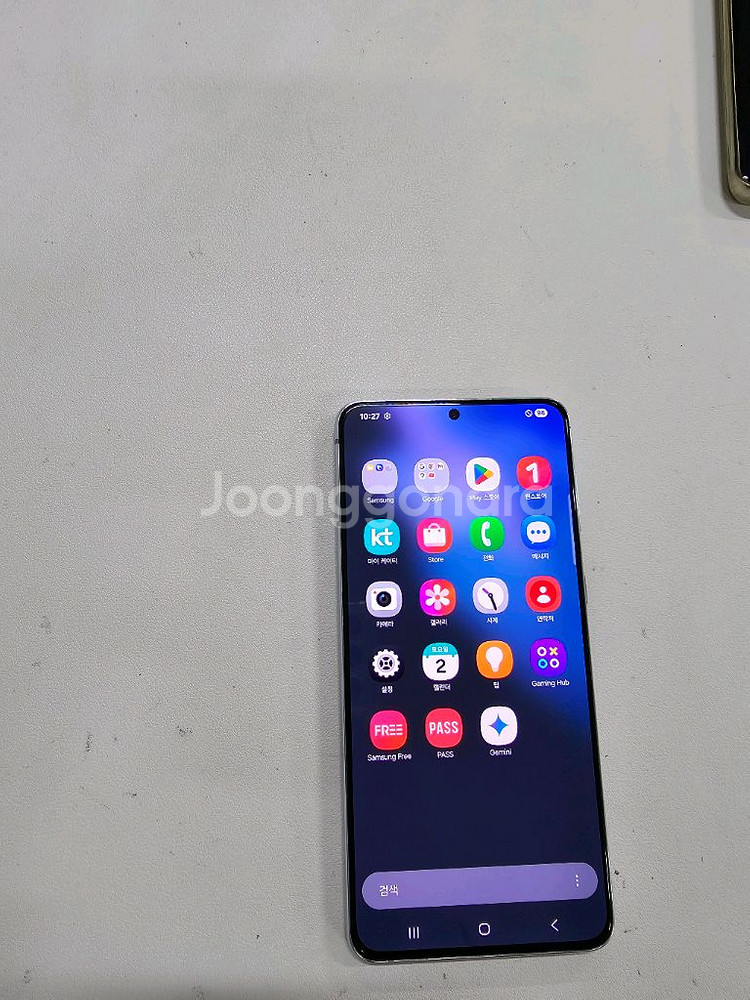 갤럭시 S21플러스 팬텀실버 무잔상--0