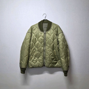 라퍼지 퀼팅 봄버 자켓 마착용 L