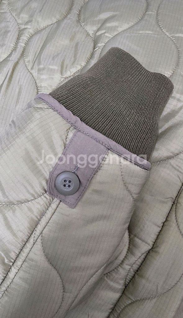 라퍼지 퀼팅 봄버 자켓 마착용 L--2