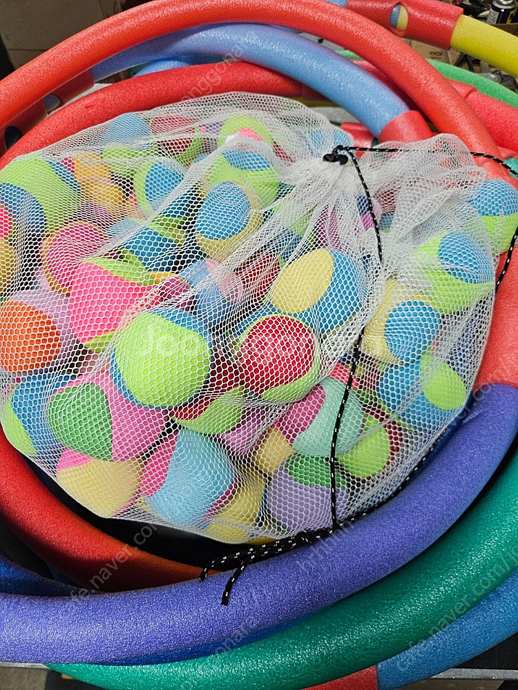 유아체육교구 솜공/벨크로공 새제품 150개 택포--2