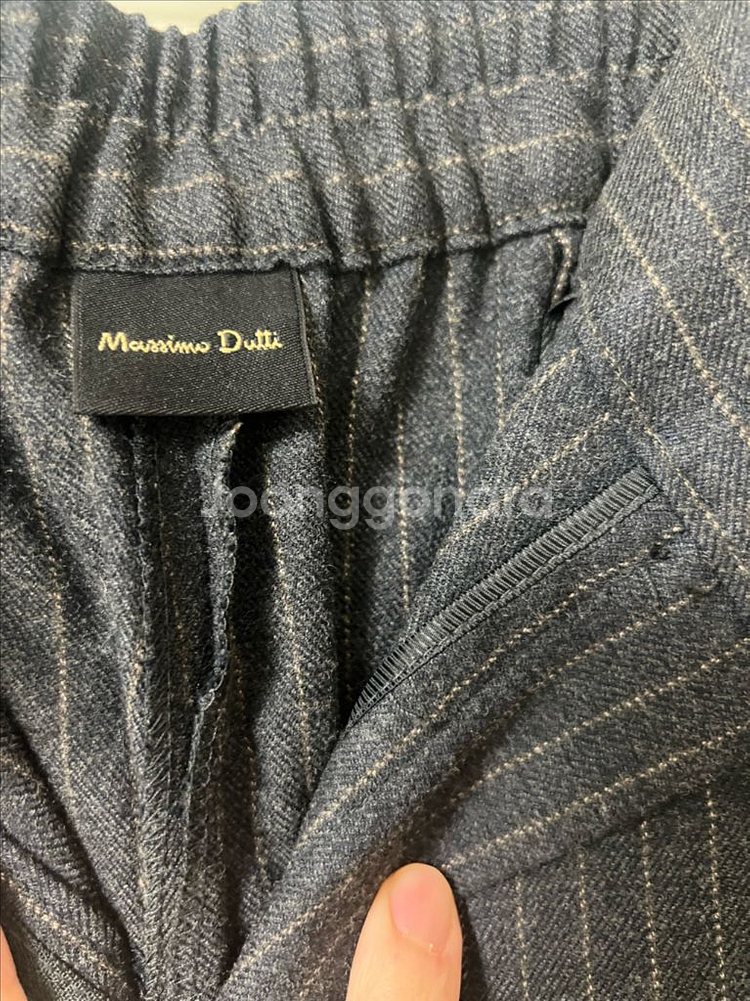 마시모두띠 스트라이프 와이드 팬츠--5