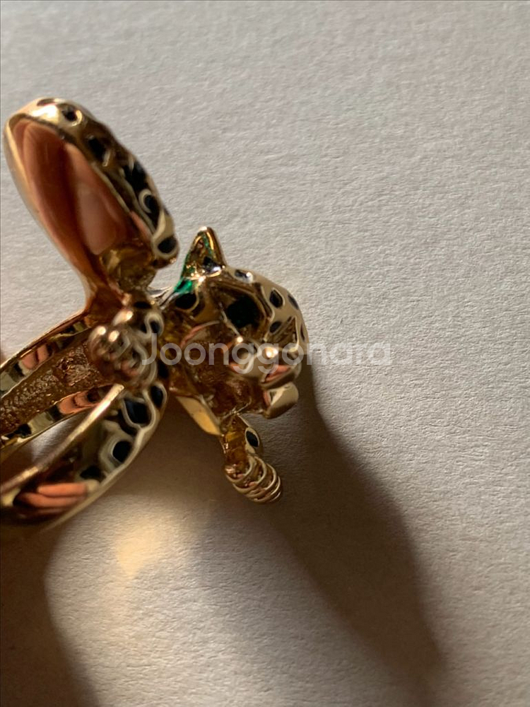 빈티지 표범 반지--1