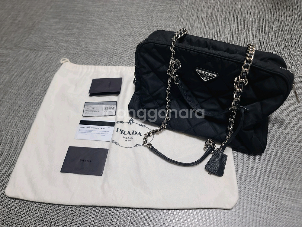 프라다 퀼팅 체인백 숄더백 1bb903 크로스백--0