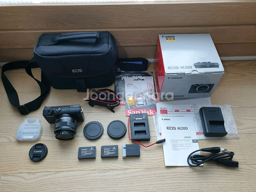 캐논 EOS M200 미러리스 카메라--0