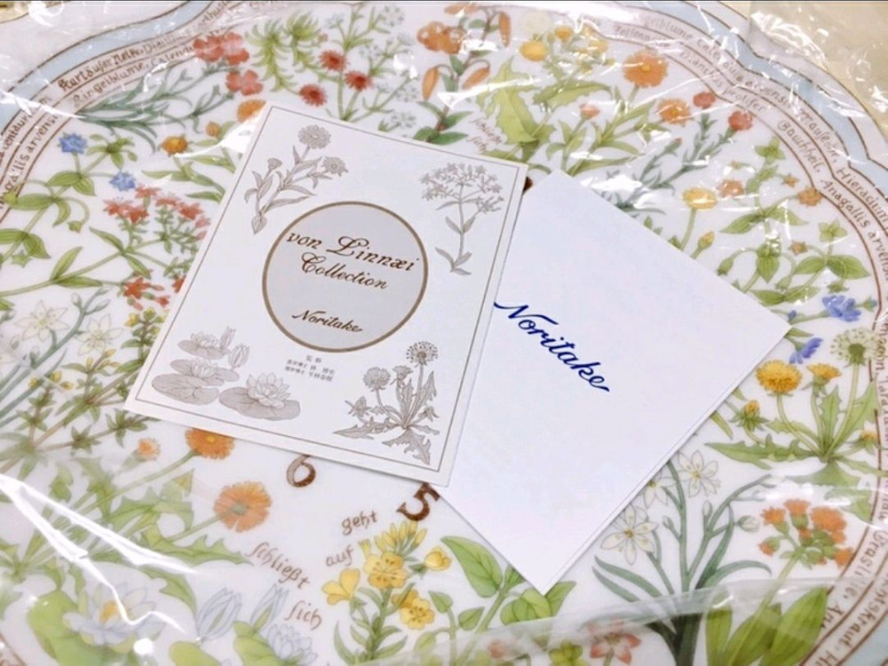 희귀 빈티지 노리다케 본 린네 귀달이 대접시--2