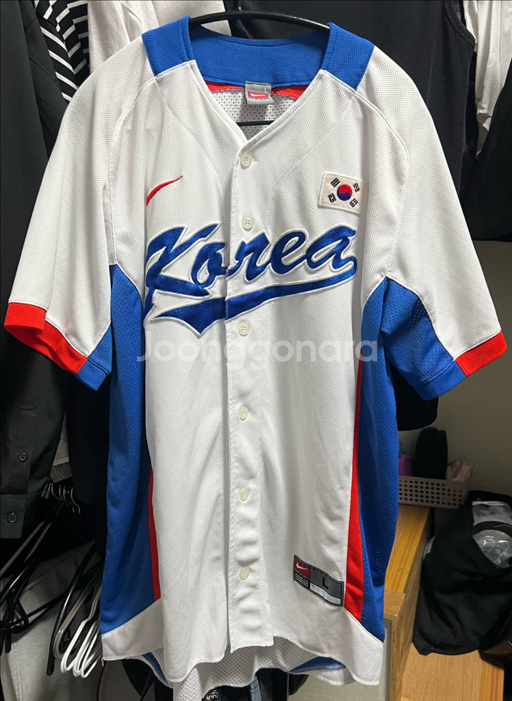 (L) 08-10 야구 국대 나이키 유니폼 노마킹--0