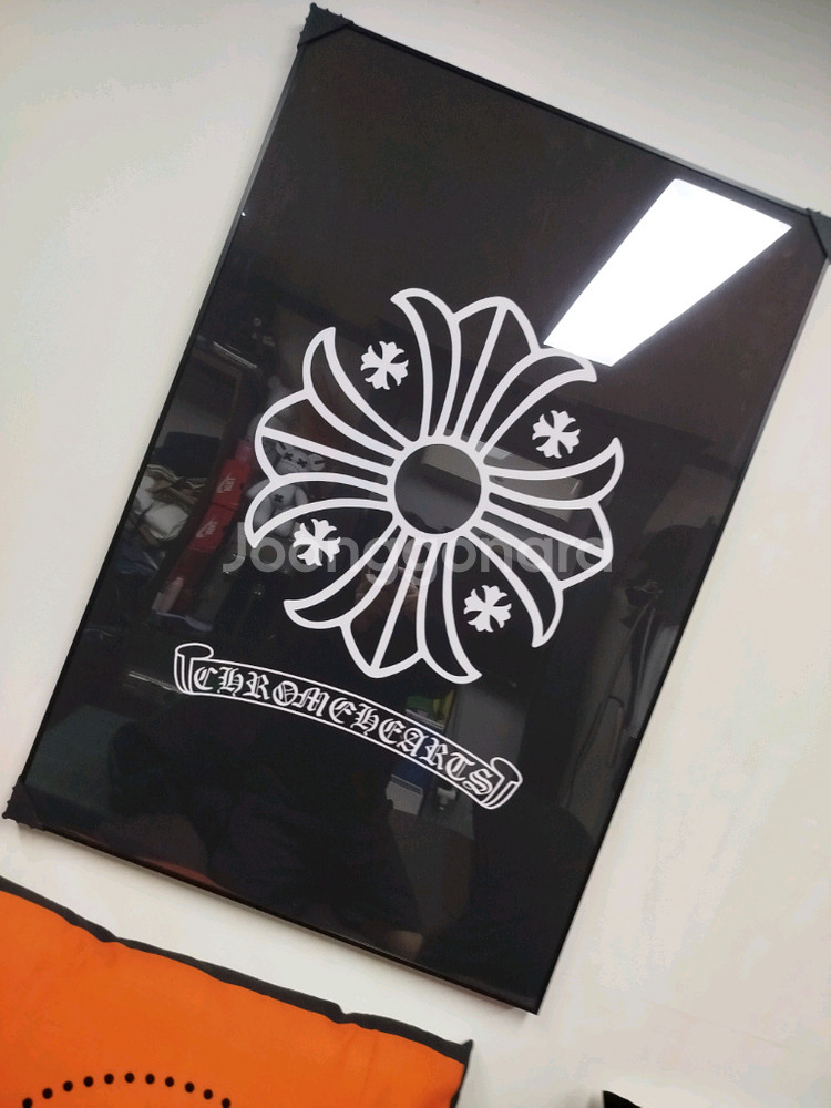 크롬하츠 로고 대형 그림 액자 팝아트 인테리어소품 인테리어액자 명품그림 명품액자--1